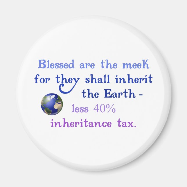 Imán Bienaventurados los Meek Magnet (Frente)