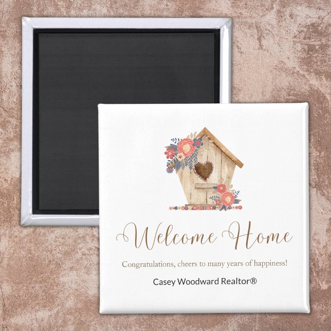 Imán Bienvenida a Realtor de Casa Personalizado (Subido por el creador)