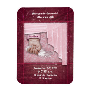 Imán Bienvenida al pequeño Angel Chica