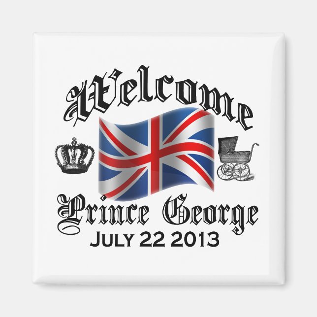 Imán Bienvenida al Príncipe George 22 de julio (Frente)