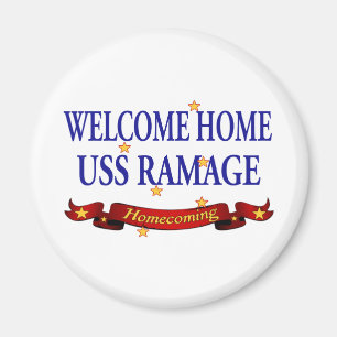 Imán Bienvenida Hogar USS Ramage