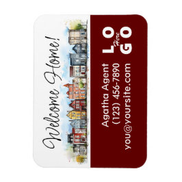 Imán Bienvenida Regalo de cierre inmobiliario