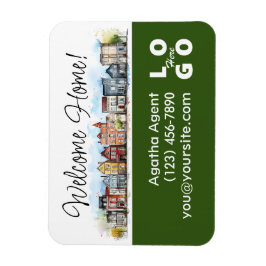 Imán Bienvenida Regalo de cierre inmobiliario