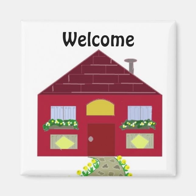 Imán Bienvenido a Casa (Frente)