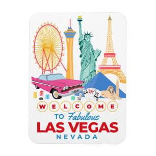 Imán Bienvenido a la fabulosa Las Vegas
