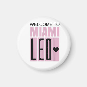 Imán Bienvenido a Miami Leo 10 - GOAT