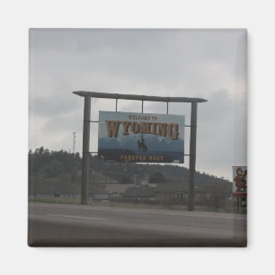 Imán Bienvenido a Wyoming Magnet