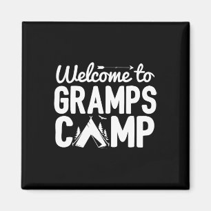 Imán Bienvenido al camping angustiado de Gramps Camp