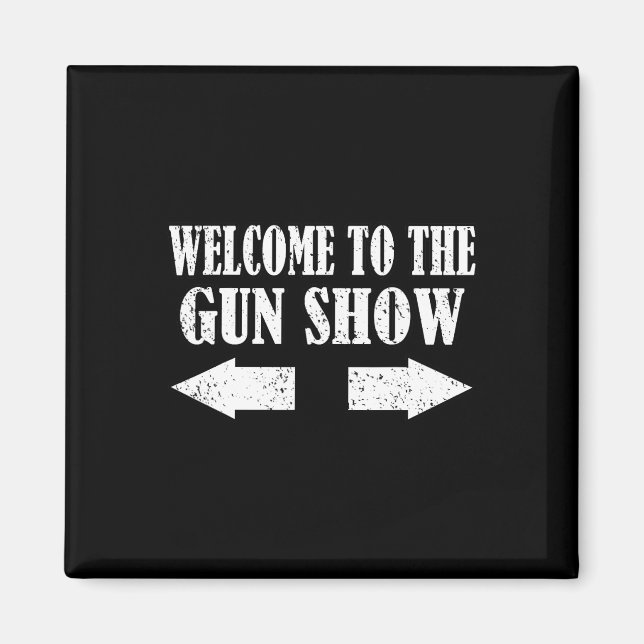 Imán Bienvenido al espectáculo de armas Espectáculo de  (Frente)