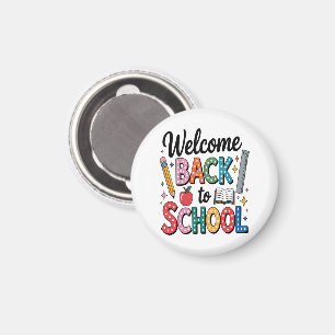 Imán Bienvenido de nuevo a la escuela