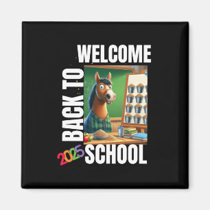 Imán Bienvenido De Nuevo Al Pegatina De La Escuela 2025