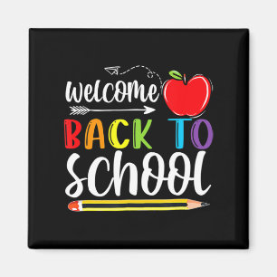 Imán Bienvenido De Vuelta A La Escuela De Primer Día De