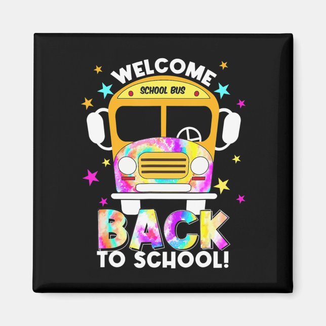 Imán Bienvenido de vuelta a la escuela para conductores (Frente)