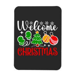 Imán Bienvenido Navidad