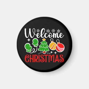 Imán Bienvenido Navidad