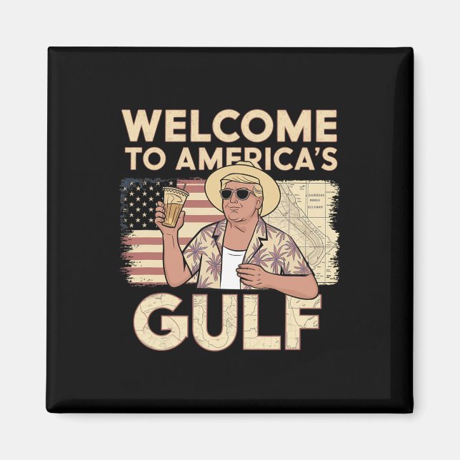 Imán Bienvenido presidente Trump (Frente)