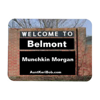 Imán BIENVENIDOS A Belmont Munchkin Morgan Flexible