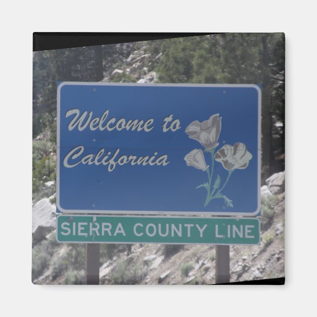 Imán Bienvenidos a California Magnet (Frente)