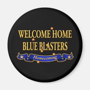 Imán Bienvenidos a Casa Azul Blaster