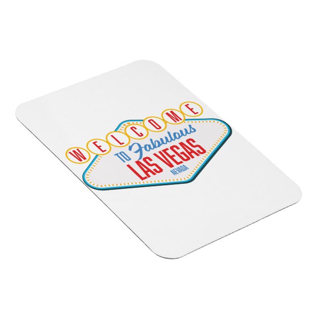 Imán Bienvenidos a Fabulous las vegas (Lado Derecho)