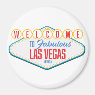 Imán Bienvenidos a Fabulous las vegas