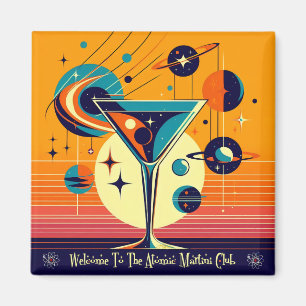 Imán Bienvenidos a la Era Espacial al Club de Martini A