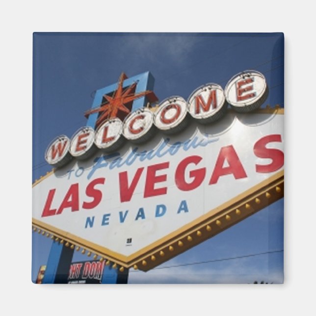 Imán Bienvenidos A Las Vegas (Frente)
