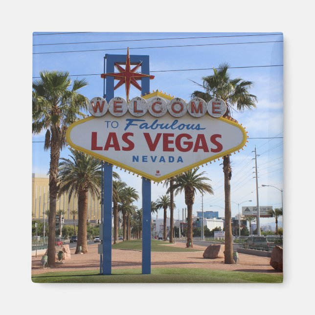 Imán ¡Bienvenidos A Las Vegas Magnet! (Frente)