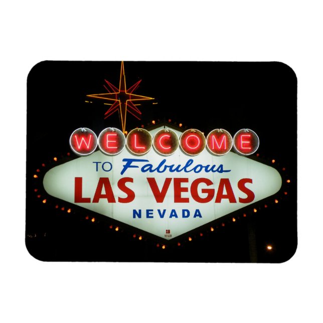 Imán Bienvenidos a Las Vegas - Nevada (Horizontal)