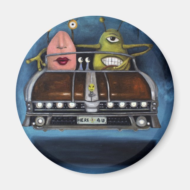 Imán Bienvenidos A Roswell (Frente)