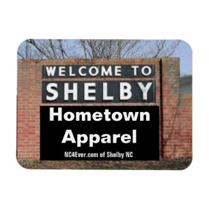Imán BIENVENIDOS A SHELBY Hometown Apparel
