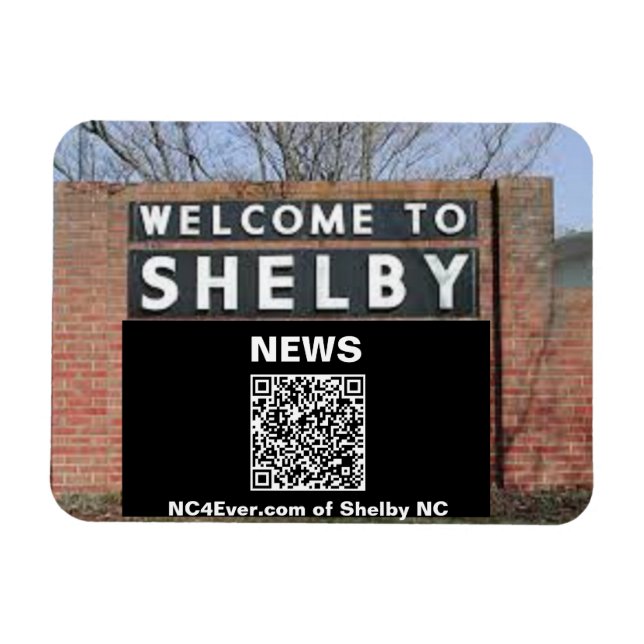 Imán BIENVENIDOS A SHELBY NEWS Flexible (Horizontal)