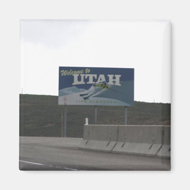 Imán Bienvenidos a Utah Magnet (Frente)
