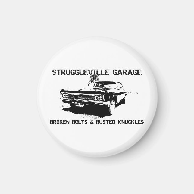 Imán Bienvenidos al Garaje de Struggleville - Where Bro (Frente)