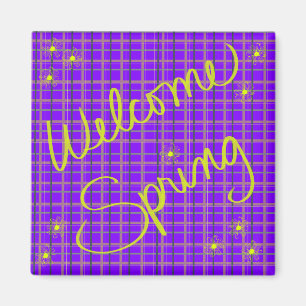 Imán Bienvenidos Primavera
