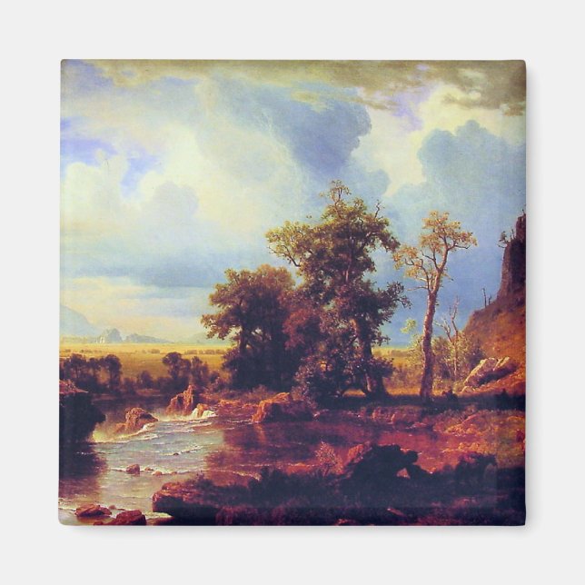 Imán Bierstadt - Fork Norte de Platte, Nebraska (Frente)