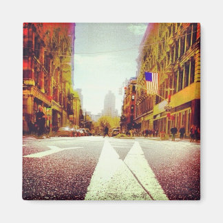 Imán bifurcar en la carretera