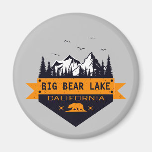 Imán Big Bear Lake California - Nombre personalizado