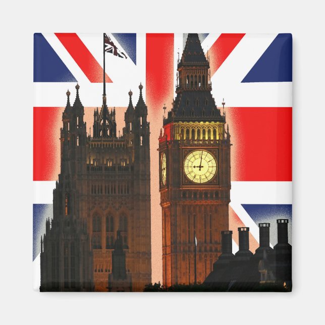 Imán Big Ben, Londres, Inglaterra (Frente)