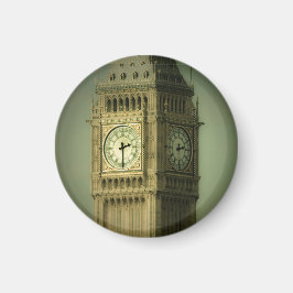 Imán Big Ben Round Fridge Magnet