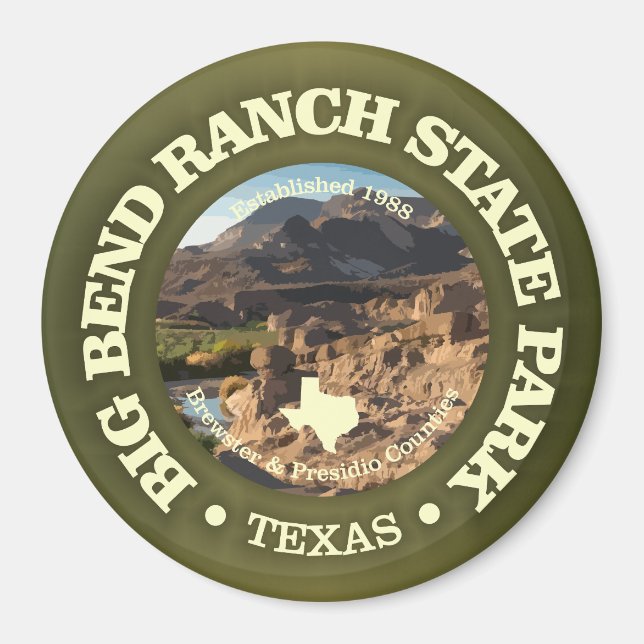 Imán Big Bend Ranch SP (Frente)