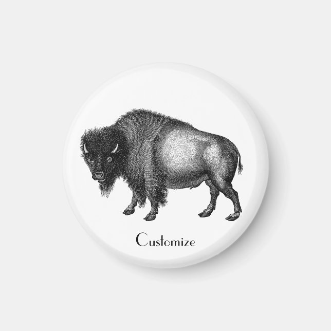 Imán Big Bison Buffalo Thunder_Cove (Frente)