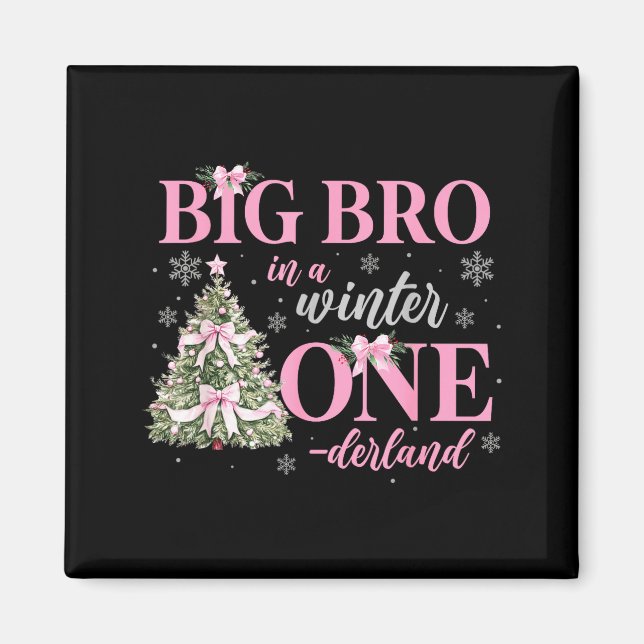 Imán Big Bro In A Winter Onederland Birthday Girl Chris (Frente)