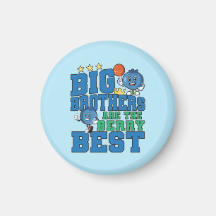 Imán Big Brothers are the Berry Best - Blueberry Pun