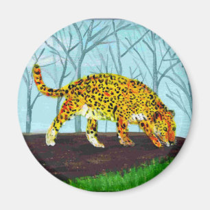 Imán Big Cat Art Jaguar
