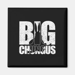 Imán Big Chungus Meme Retro Vintage con problemas de vi