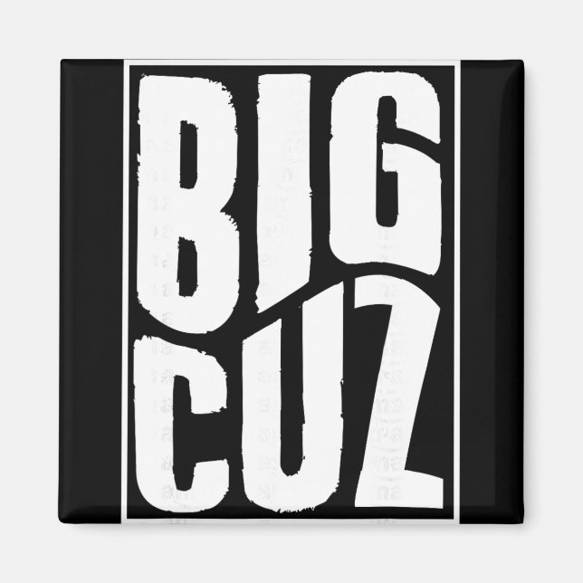 Imán Big Cousin Pregnancy Announcement Matching New Cou (Frente)