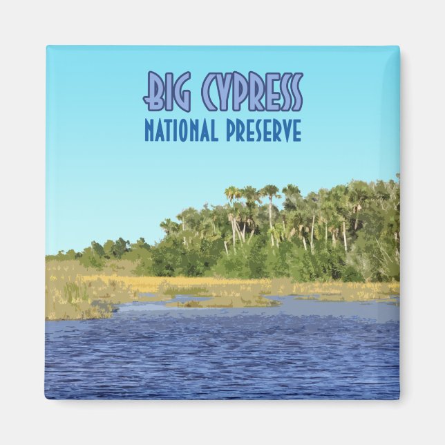 Imán Big Cypress National Preserve Florida (Frente)