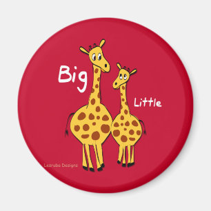 Imán Big Little Giraffe