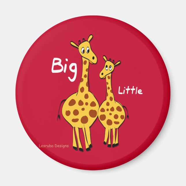 Imán Big Little Giraffe (Frente)